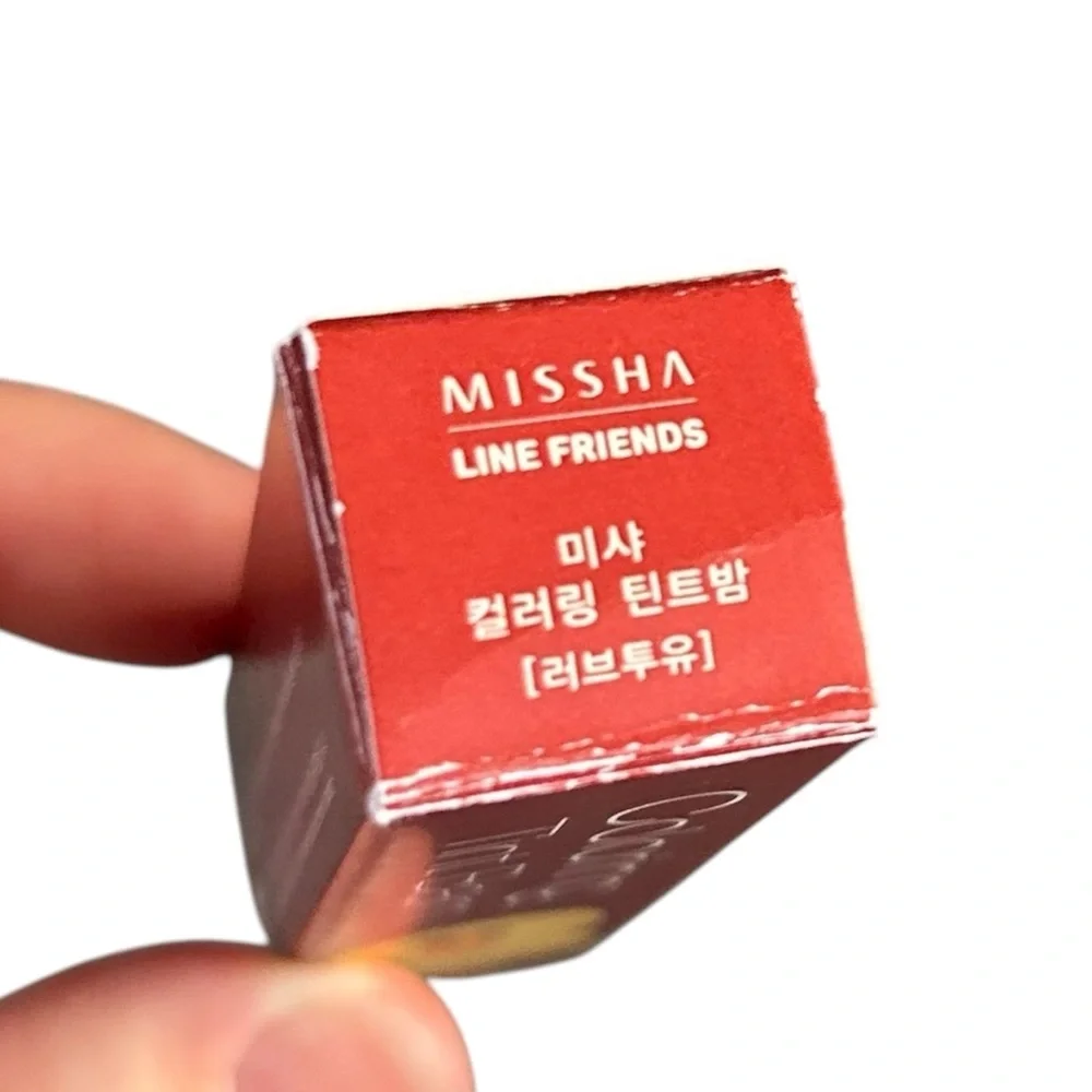 Missha x Line Friends Love to You Coloring Tint Balm Red Limited Edition NWT
